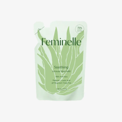 Zklidňující mycí gel pro intimní hygienu s aloe vera Feminelle - náhradní náplň